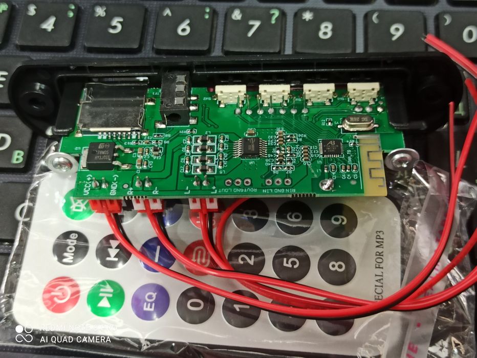 МР3 модуль з пультом ДК та Bluetooth, WAV+APE+MP3