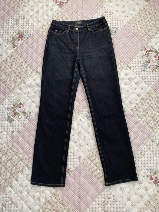 Granatowe jeansy typu proste szersza nogawka M 38 joop! Premium