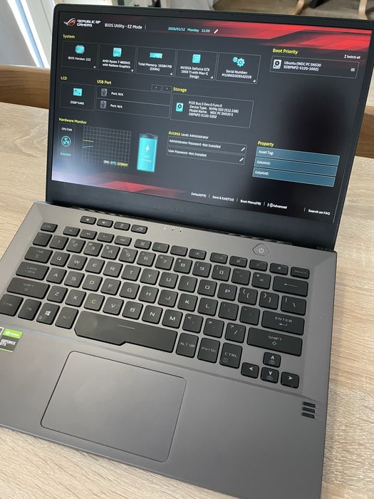 ASUS ROG Zephyrus G14 Ryzen 7 4800HS | GTX 1660 Ti