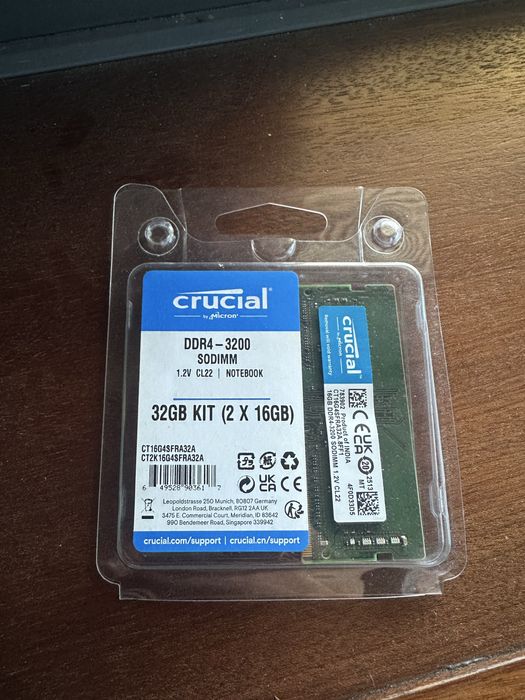 Memória Ram DDR4 32GB (2x16)