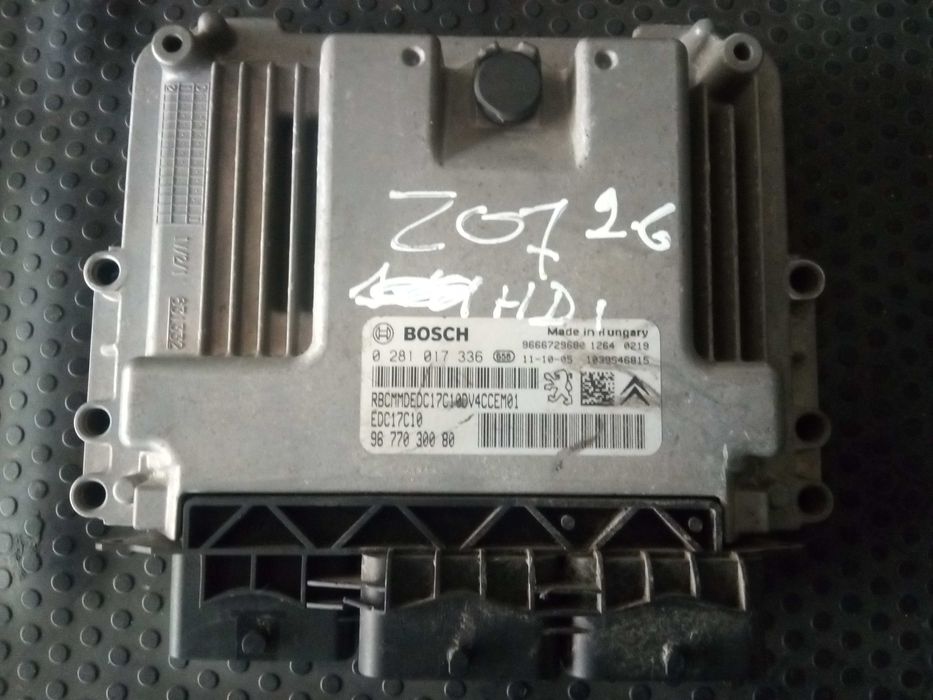 Centralina motor / ECU PEUGEOT 207 (WA_, WC_)
