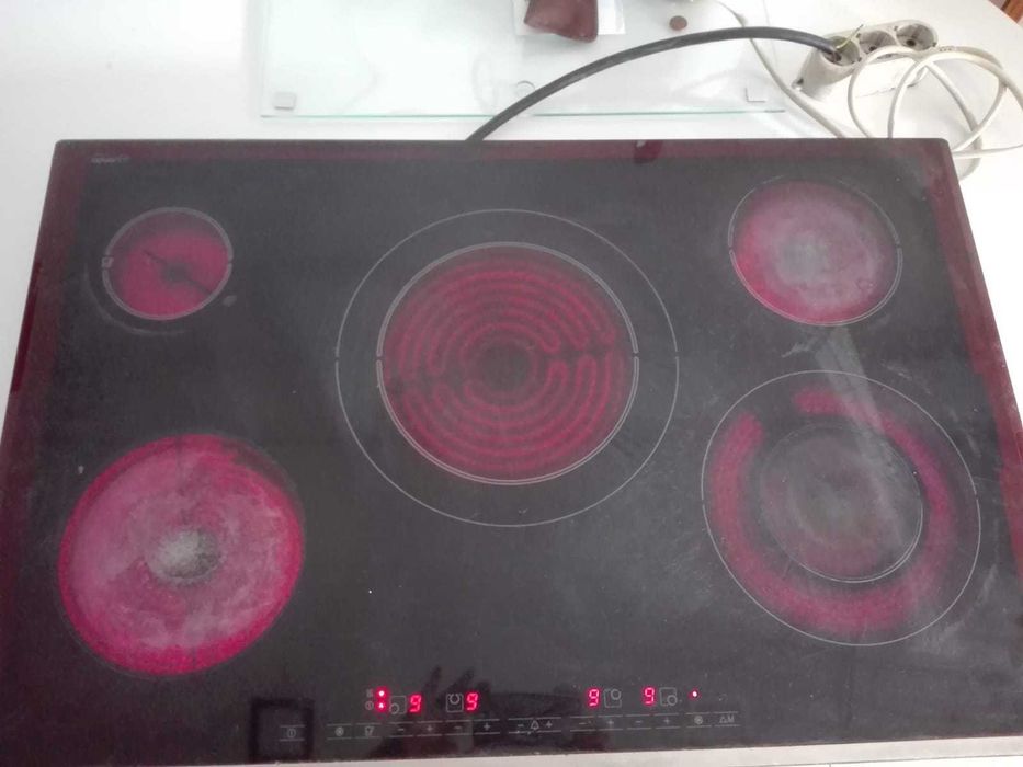 Placa Balay Vidro Ceramica Balay 80cm 6 Focos