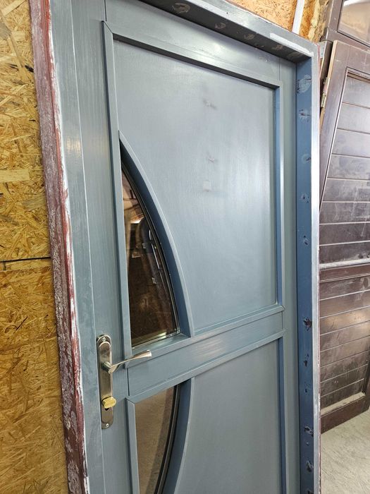 DRZWI Zewnętrzne Dębowe Drewniane Dąb Wejściowe 100x204cm