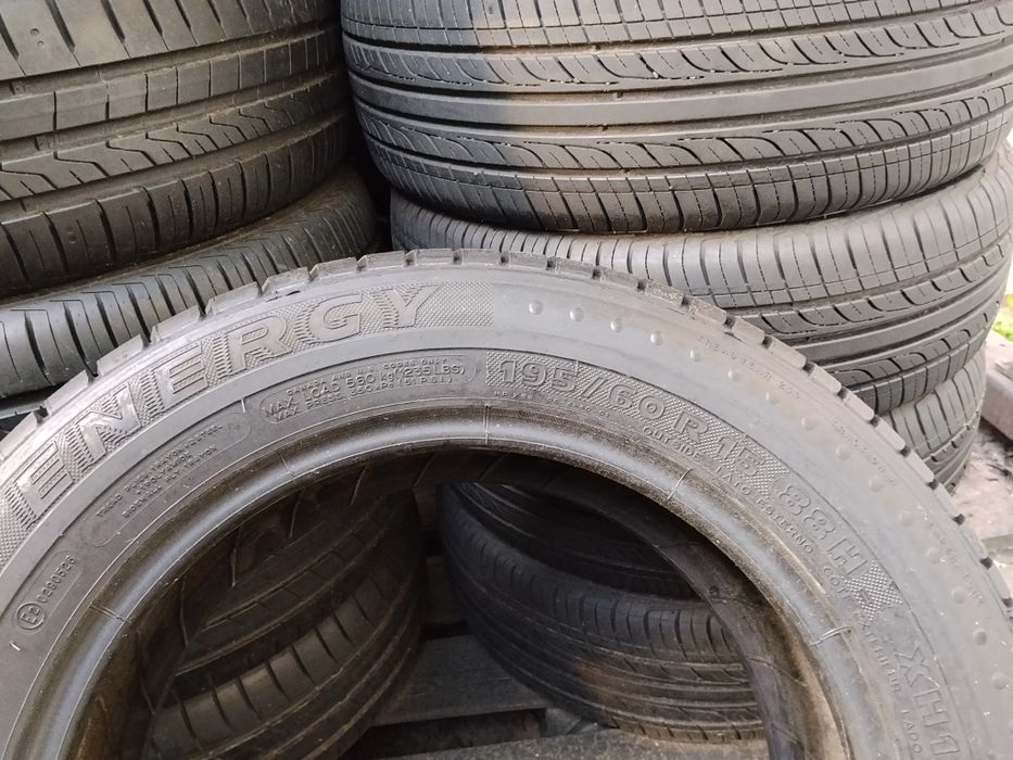 Michelin 195 60 r15 2шт шини літні б'у резина лансер  з Європи