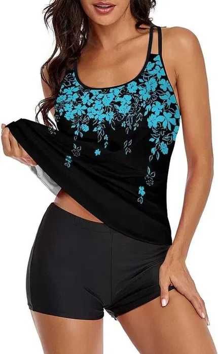 Nowy strój kąpielowy /kostium /tankini /koszulka /majtki/figi/L !B338!