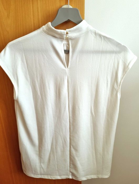 Blusa branca H&M, tamanho XS