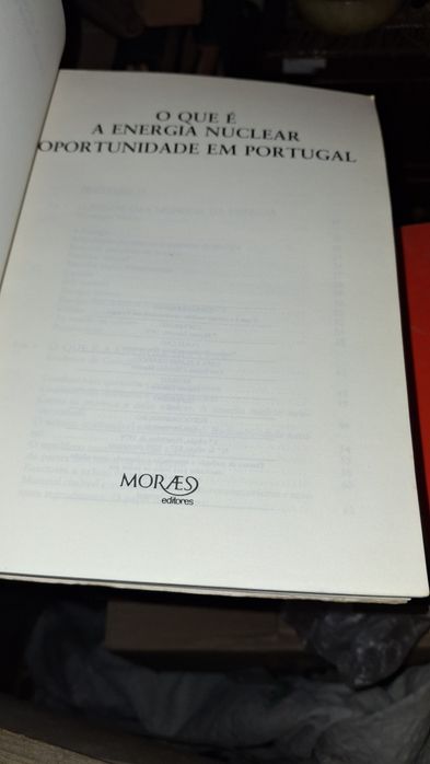 O que é energia nuclear oportuidadd em Portugal livro moraes
