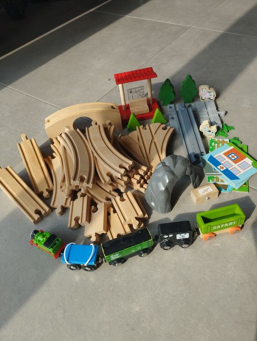 Pociąg, kolejka drewniana