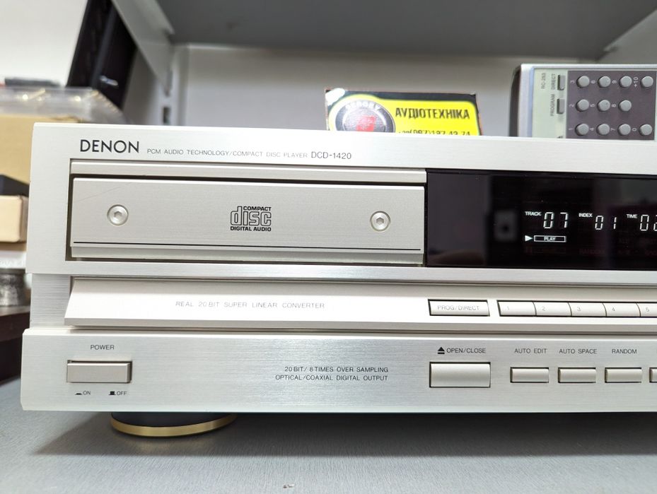 Denon DCD1420. HiFi CD Player. ЦАП BurrBrown 2xPCM54HP. Вес 6,5 кг