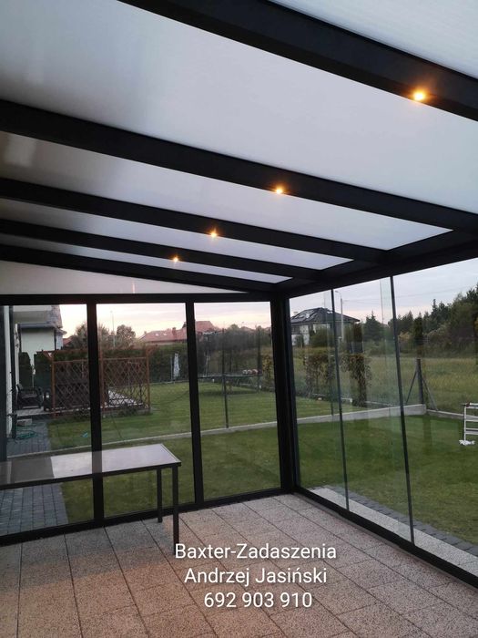 Zadaszenia tarasów. Ogrody zimowe. Wiaty garażowe.