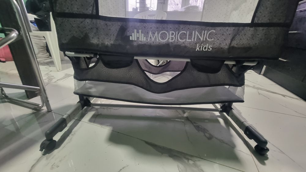 Berço co-sleeping MOBICLINIC 3 em 1 Ajustável em altura Mosquiteiro