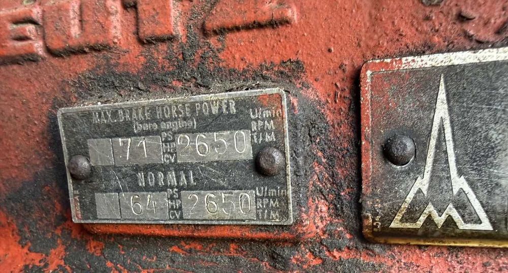 Silnik Deutz Fahr F4L912- 4cyl 55KM kombajn Fahr 600,750, ładowarka