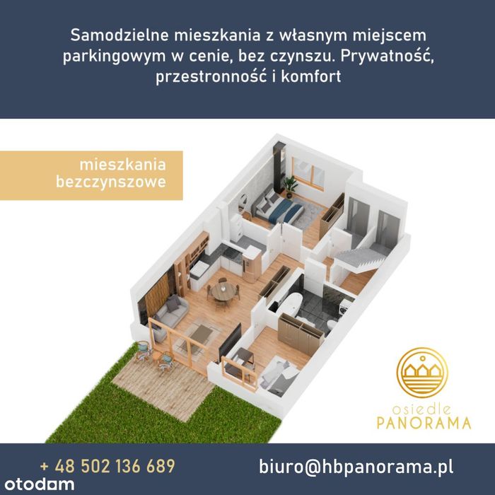Osiedle Panorama mieszkanie z ogródkiem - Widok 6