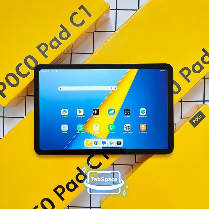 Нові планшети Poco Pad C1 Wi-Fi 6+128 Gray/Blue глобальна версія