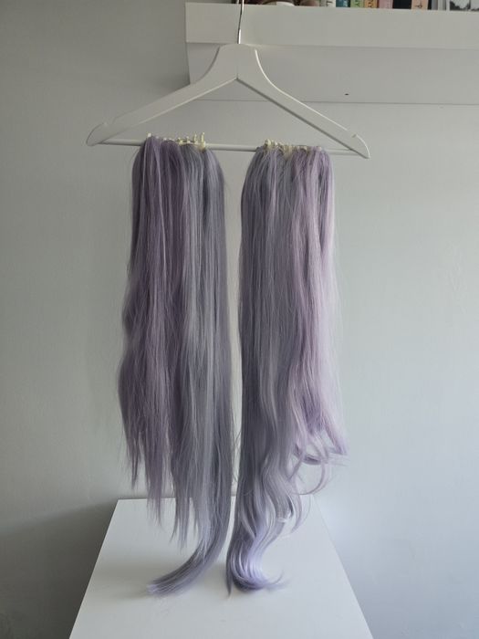 Cosplay keqing Genshin Impact + peruka