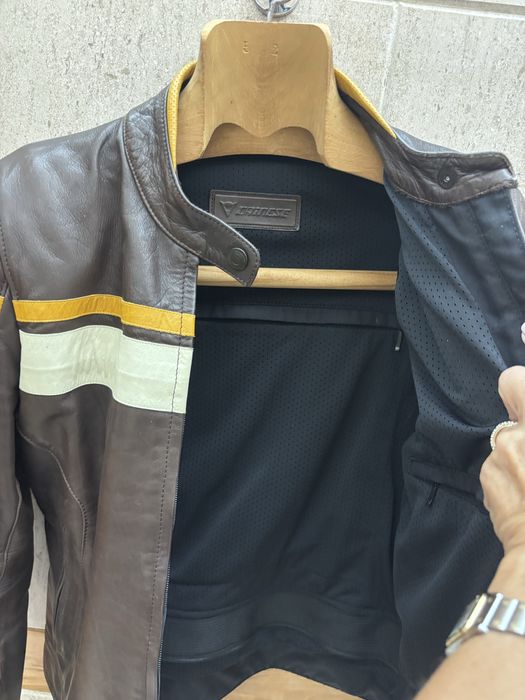 Casaco mota cabedal Dainese senhora