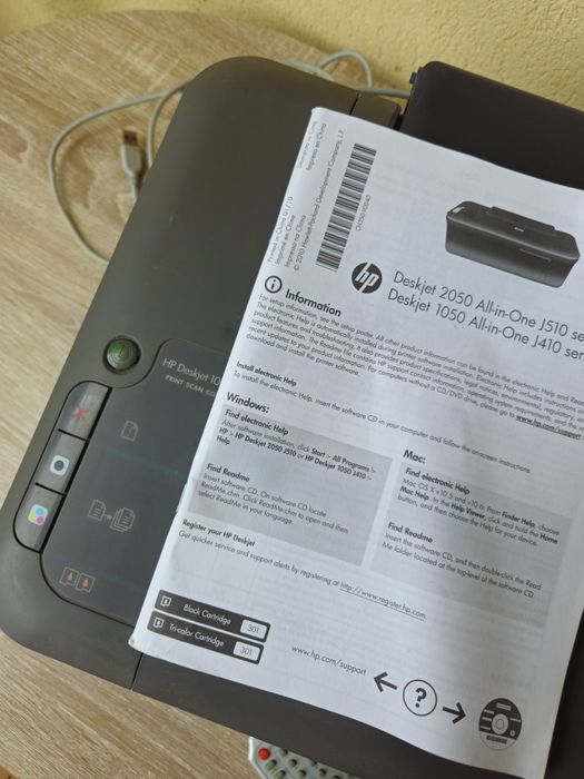 Impressora HP Deskjet 1050 – Print | Scan | Copy