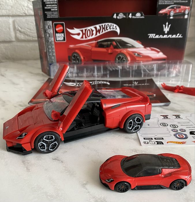 Lego лего Mattel Brick Shop Speed Maserati MC20 (JFR90)