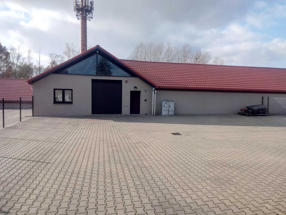 hala magazynowa 180 m2 plus duży parking zamykany 320m2