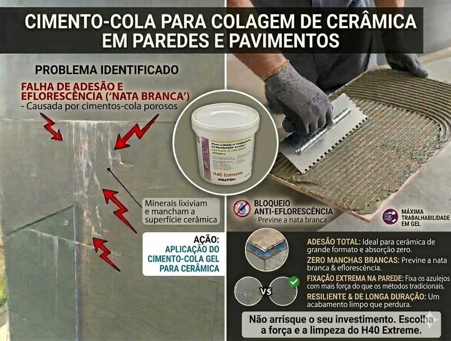 H40 Extreme – Cola para Azulejos e Cerâmica