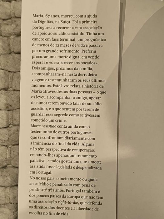 "Morte Assistida - Temos o direito de escolher a forma como morremos?"