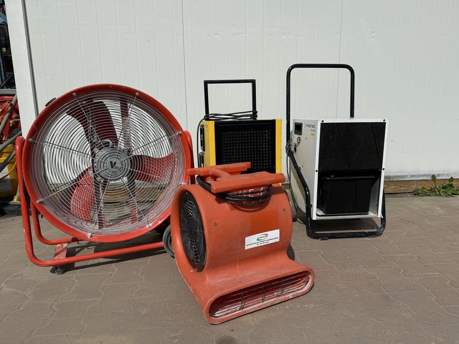 Wynajem osuszacz powietrza , wentylator