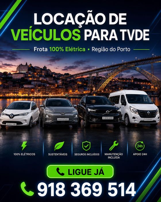 Aluguel de veiculo TVDE