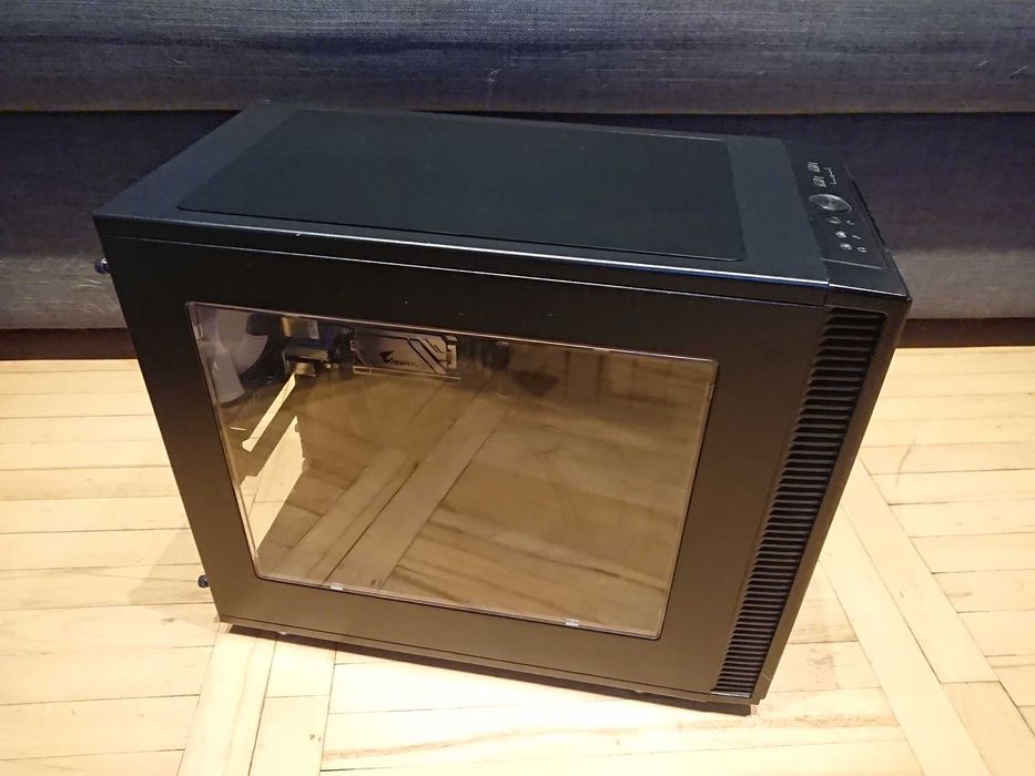 Obudowa ITX/SSF Fractal Design Define Nano S czarna okno komplet