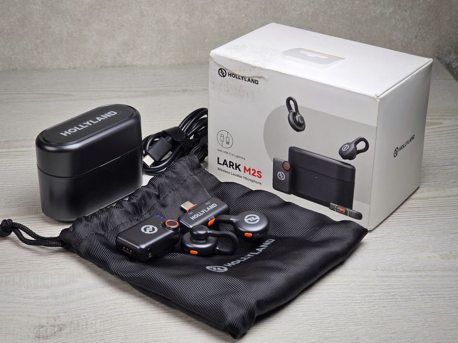 Мікрофони для смартфону чи камери Hollyland Lark M2S Combo • OpenBox!