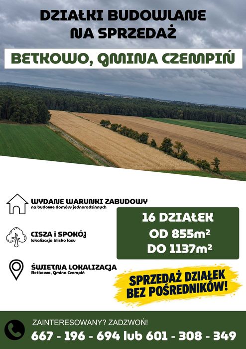 Działki budowlane