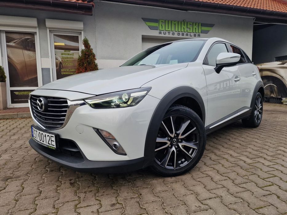 Mazda CX-3 1.5D*FullLedy*Skóra*Kamera*HeadUp*KeylessGo*ZAREJESTROWANY