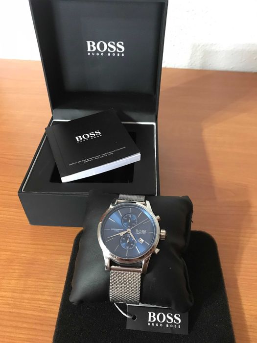 Relógio Hugo Boss Prateado & Azul