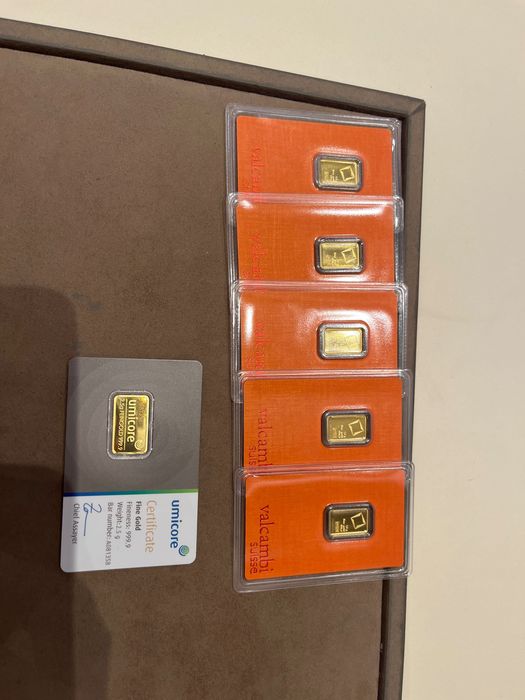 Gold Bars and Silver Coins