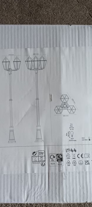 Lampa ogrodowa Radley GoodHome