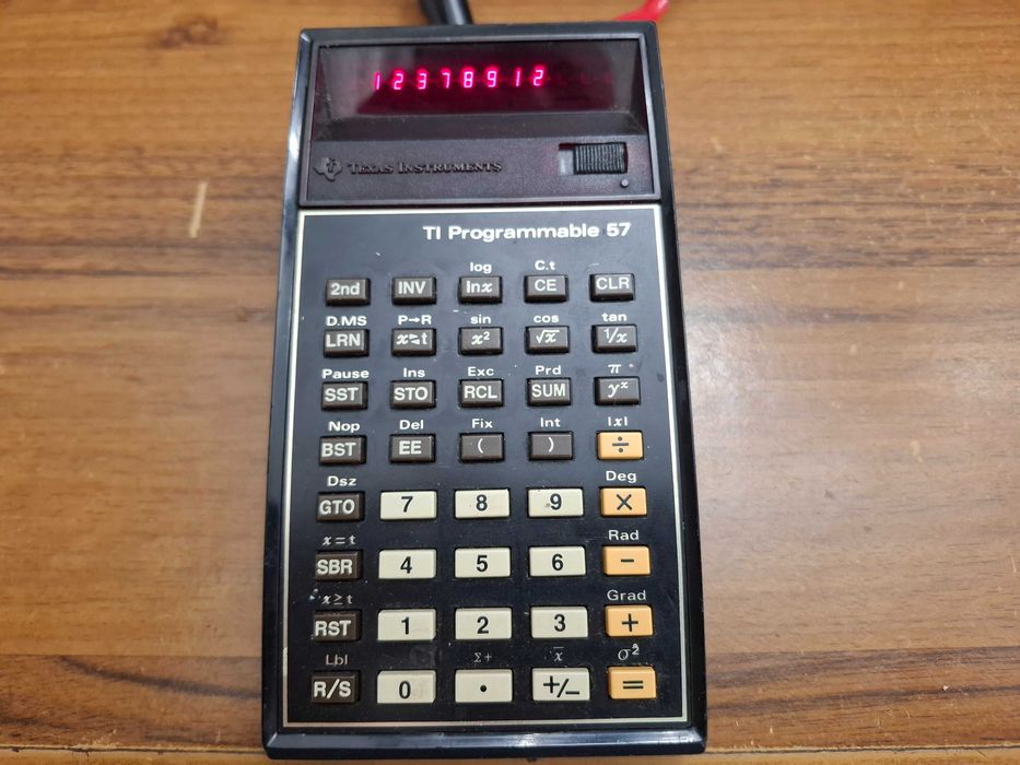 Zabytkowy kalkulator Texas Instruments Ti Programmable 57