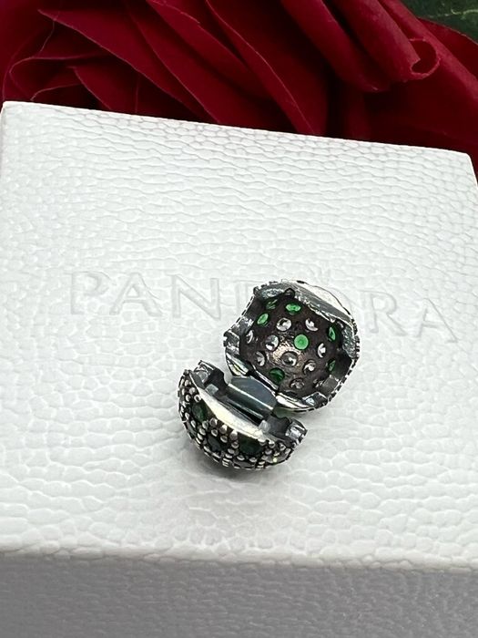 Charm's kula stoper otwierany kryształki srebro S925