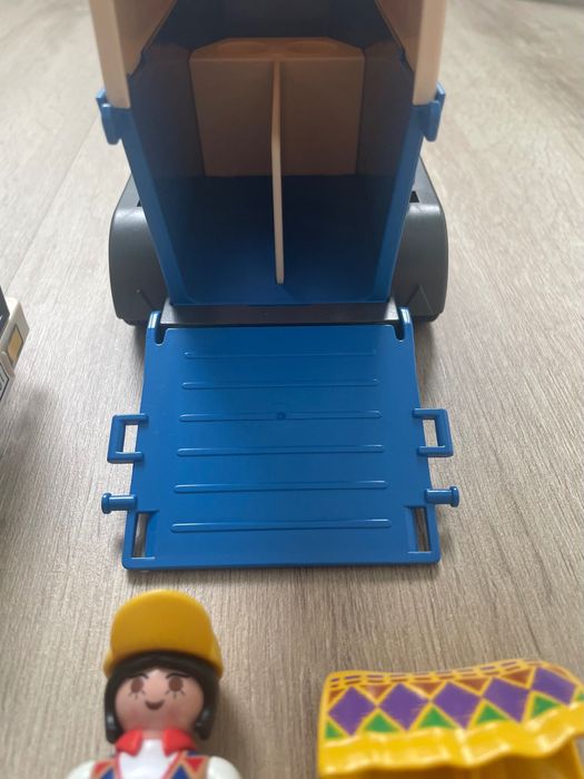 Completo 3851 playmobil jeep atrelado cavalo