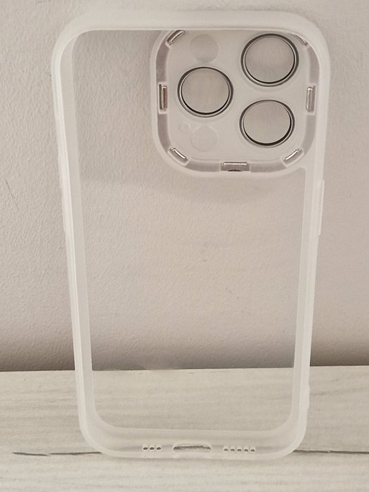 Protective Lens Case do Iphone 14 Pro biały clear