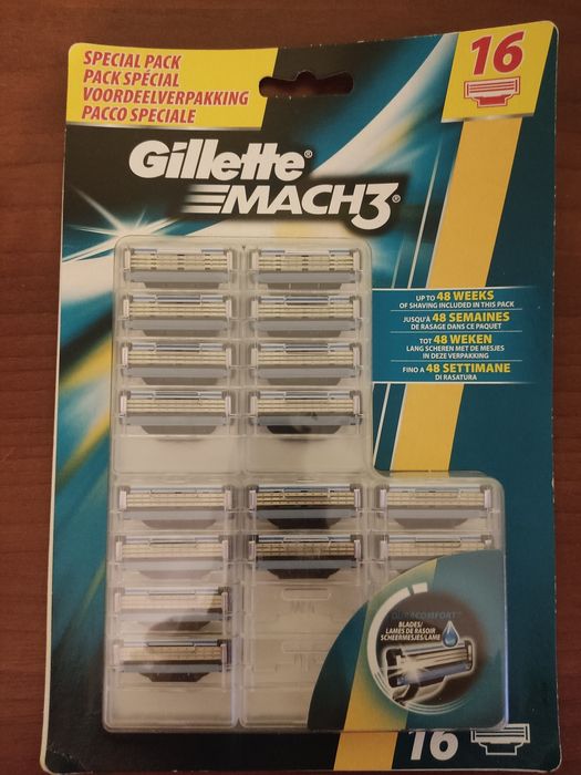 Gillette mach 3 ostrza.