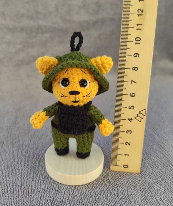 Військовий котик ЗСУ, брелок, оберіг, сувенір