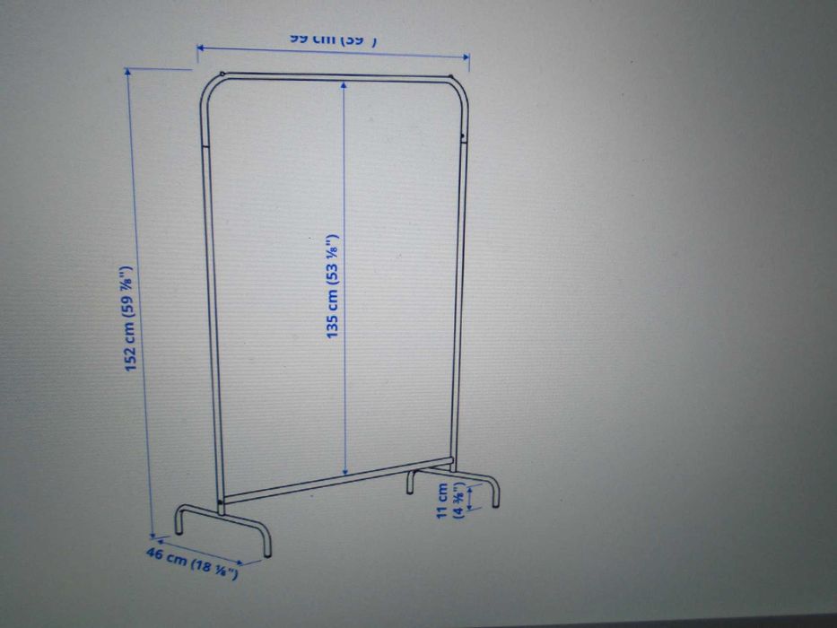 Pagamento em dinheiro.  Mullig Ikea roupeiro