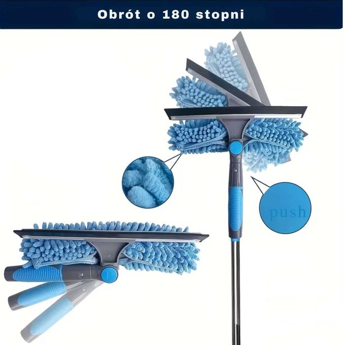 Szczotka Mop Do Mycia Paneli Fotowoltaicznych PV Szkła Mycie Mokro ITP