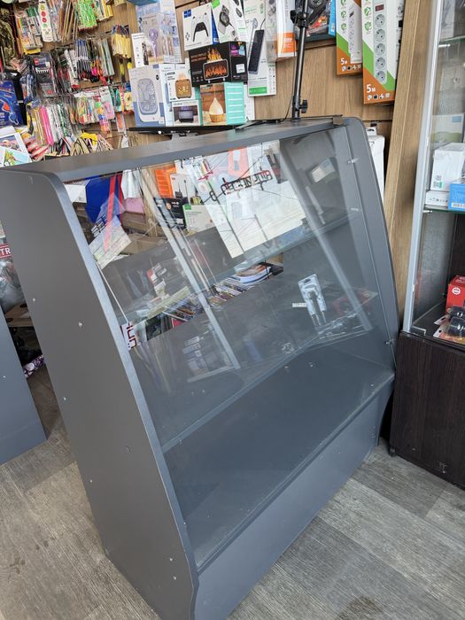 Торгова вітрина, тумба скляна, острівець 3 шт