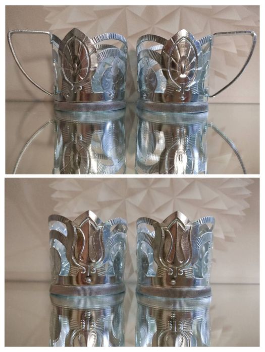 Подстаканник из алюминия СССР 2шт.