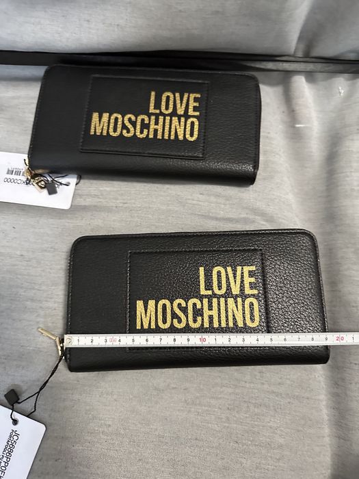 Черный кошелек LOVE MOSCHINO