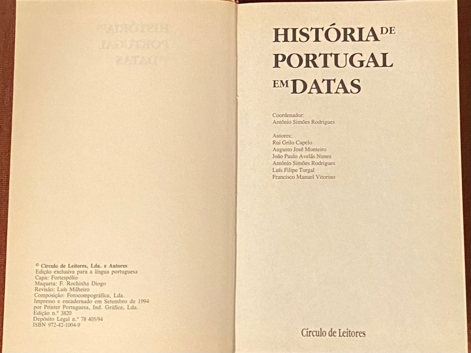 História de Portugal em Datas