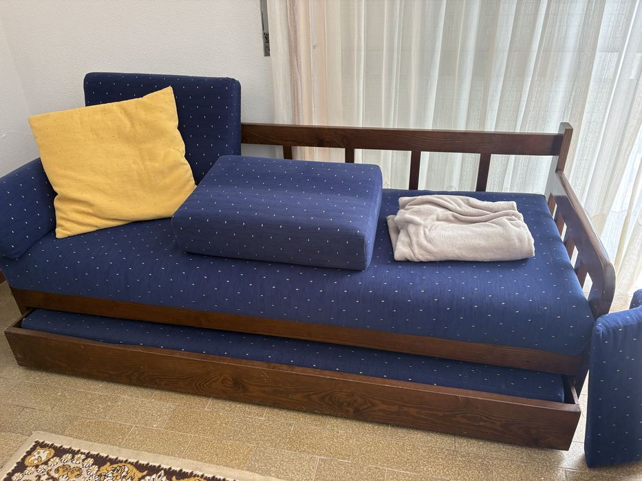 Sofa convertivel em 2 camas individuais