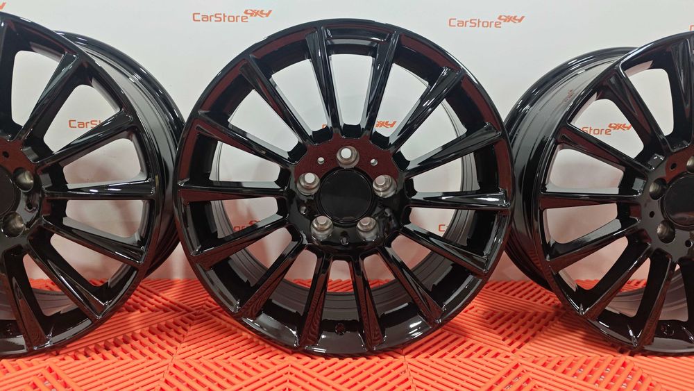 Jantes Look Mercedes Turbine 17 x 7.5j et 35 5x112 Preto
