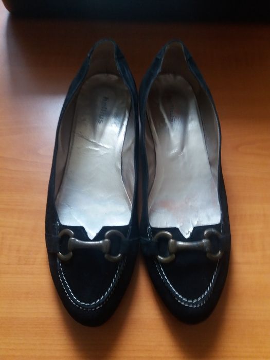 Sapato preto camurça HELLIUS Tam. 39