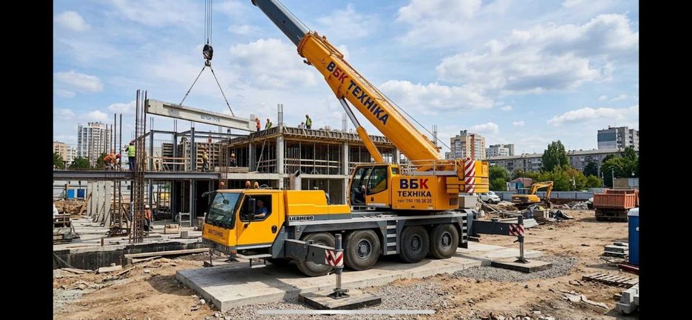 Послуги автокрана 25-130 тон